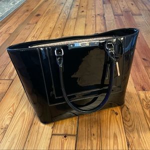 Guess patent leather large tote
